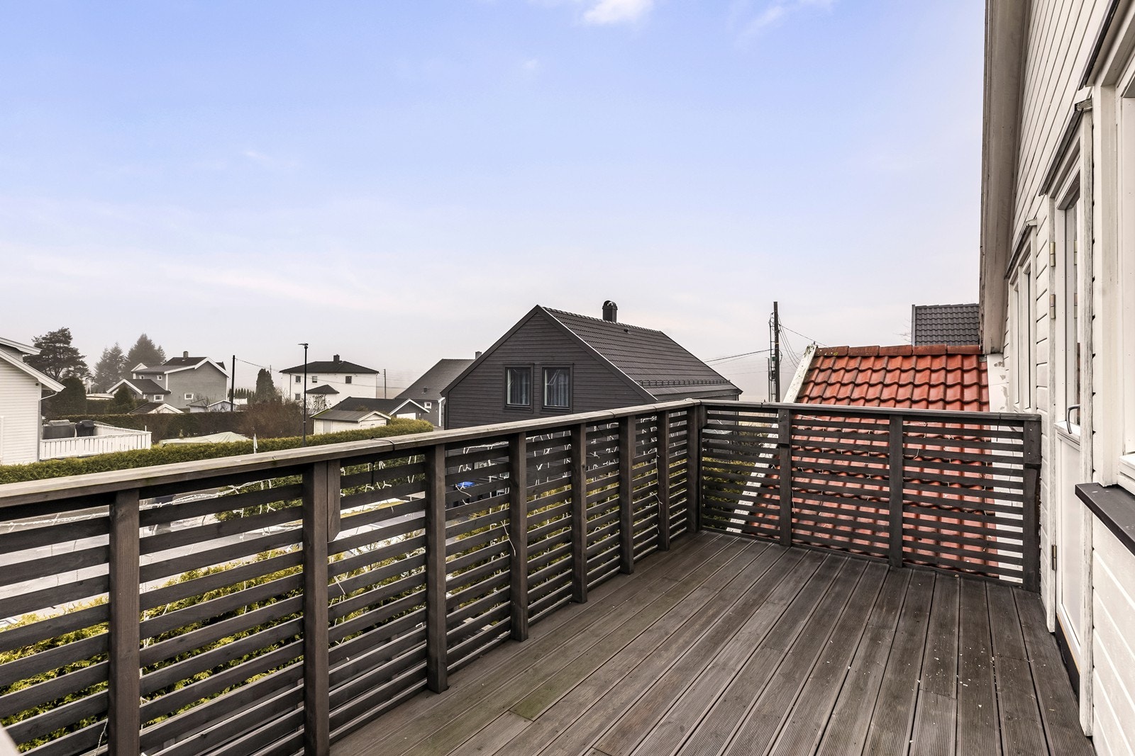 Altanen i andre etasje er på 8 m² og ble bygget i 2018. Galleribilde