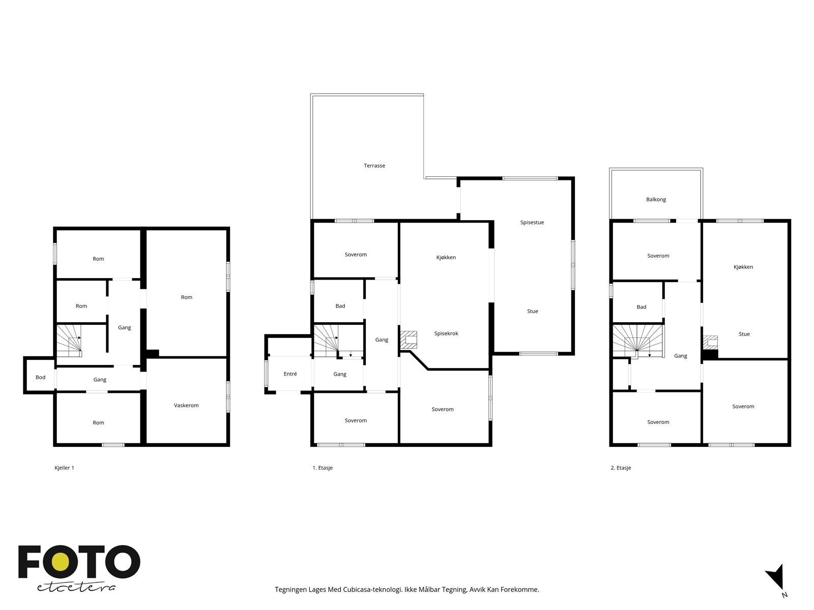 Veiledende plantegning - Ikke målbar. Galleribilde
