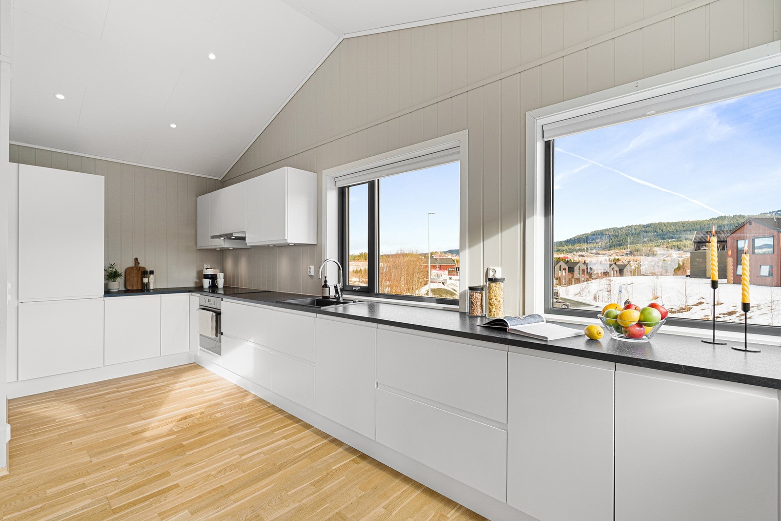 Kjøkkenet er fra byggeår og har fått tilstandsgrad 1 Galleribilde