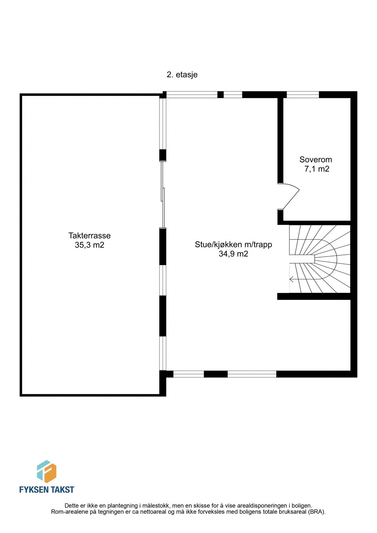 Planskisse 2etg. Galleribilde
