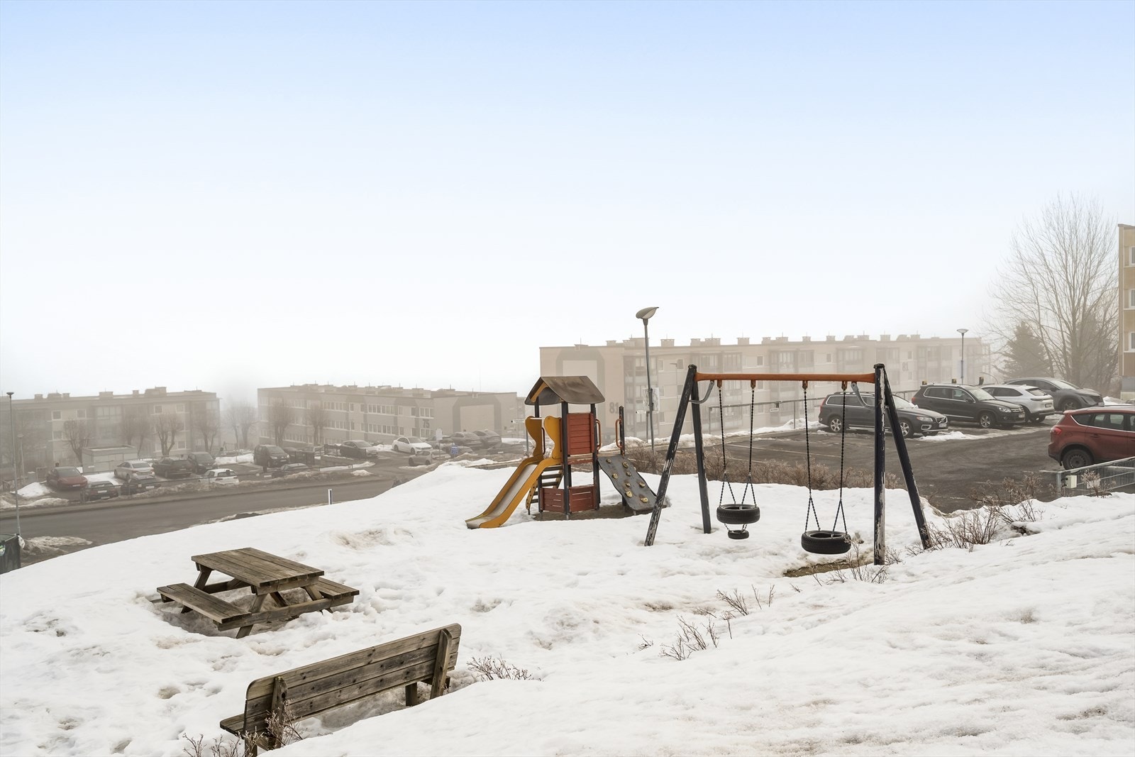 Trygt og barnevennlig nærmiljø med gode lekeområder. Galleribilde