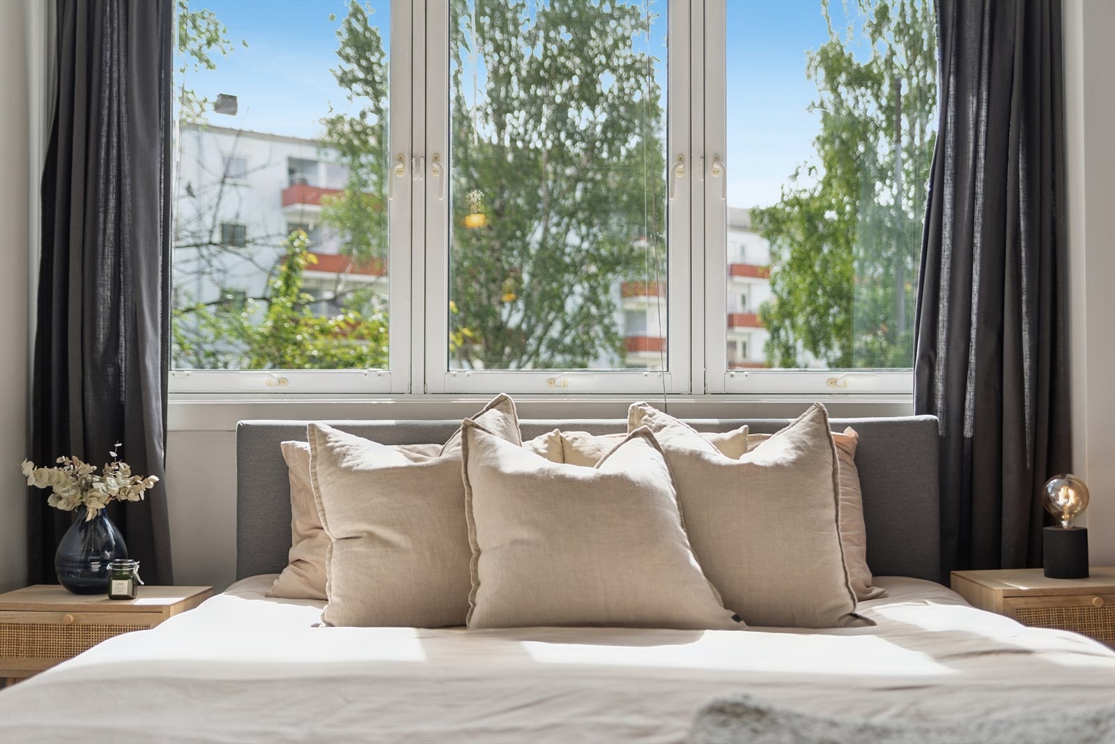 Dette er rom du vil sove godt i. Galleribilde