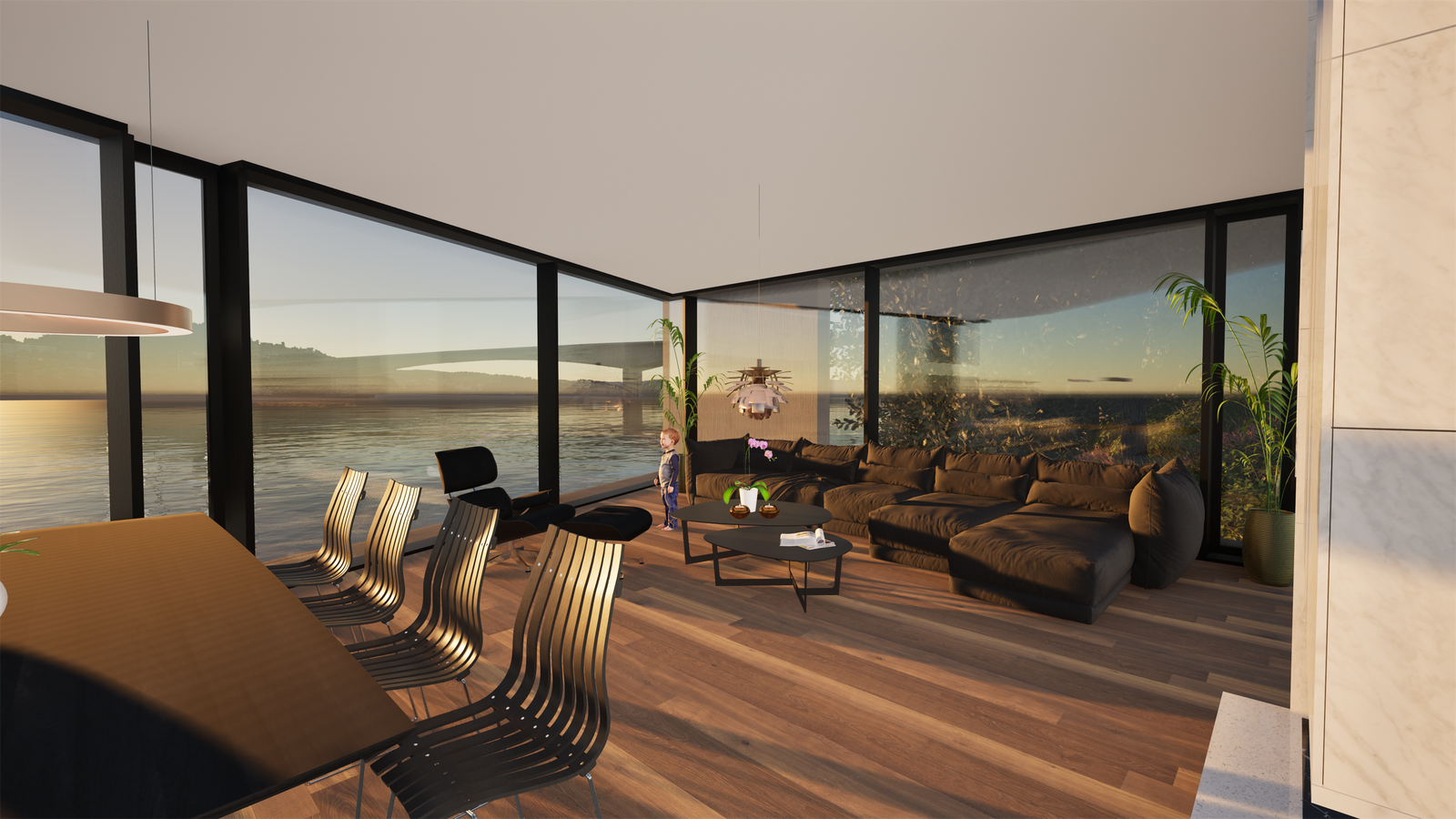 Utsikten fra stue. Galleribilde