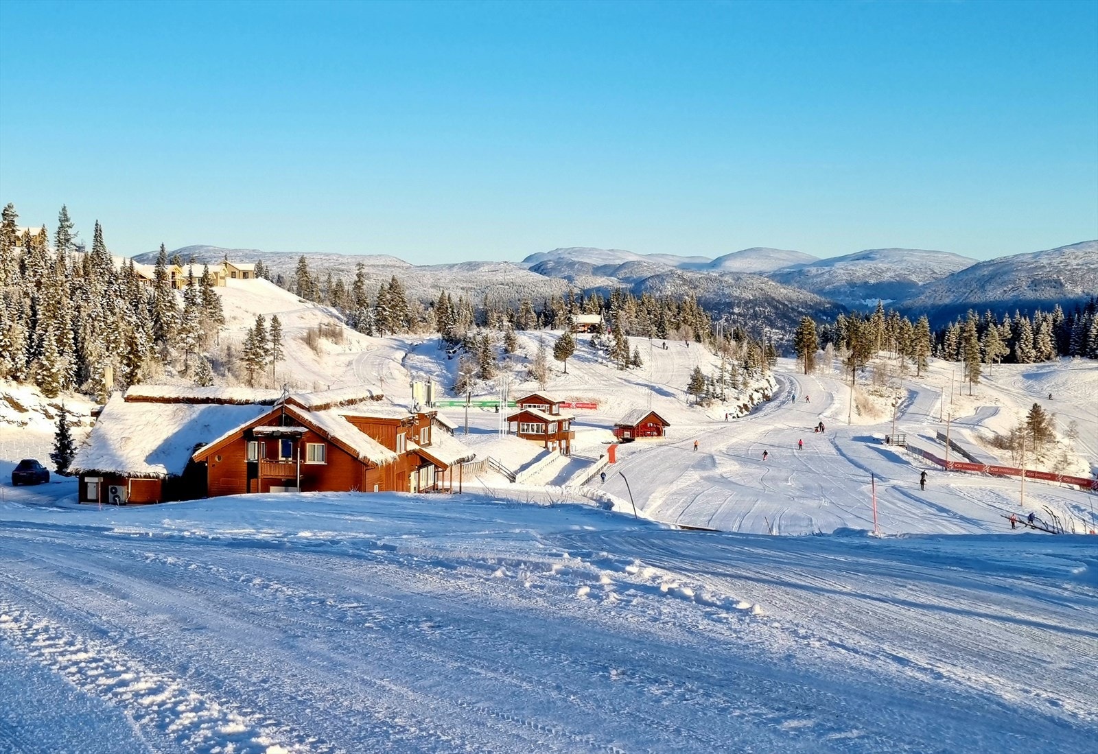 Et fantastisk skieldorado like nedenfor hytten! Galleribilde