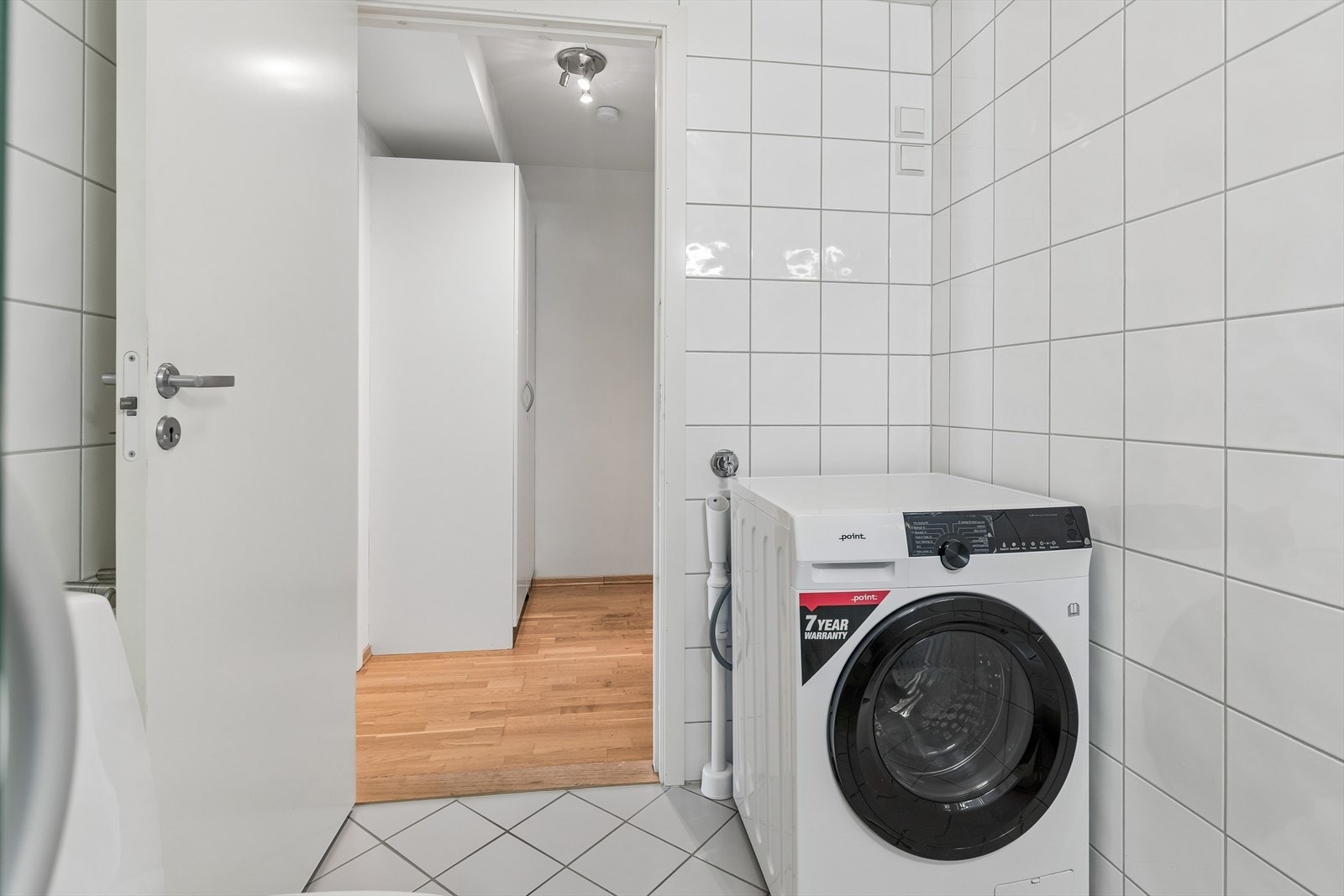 Her er det også opplegg for vaskemaskin. Galleribilde