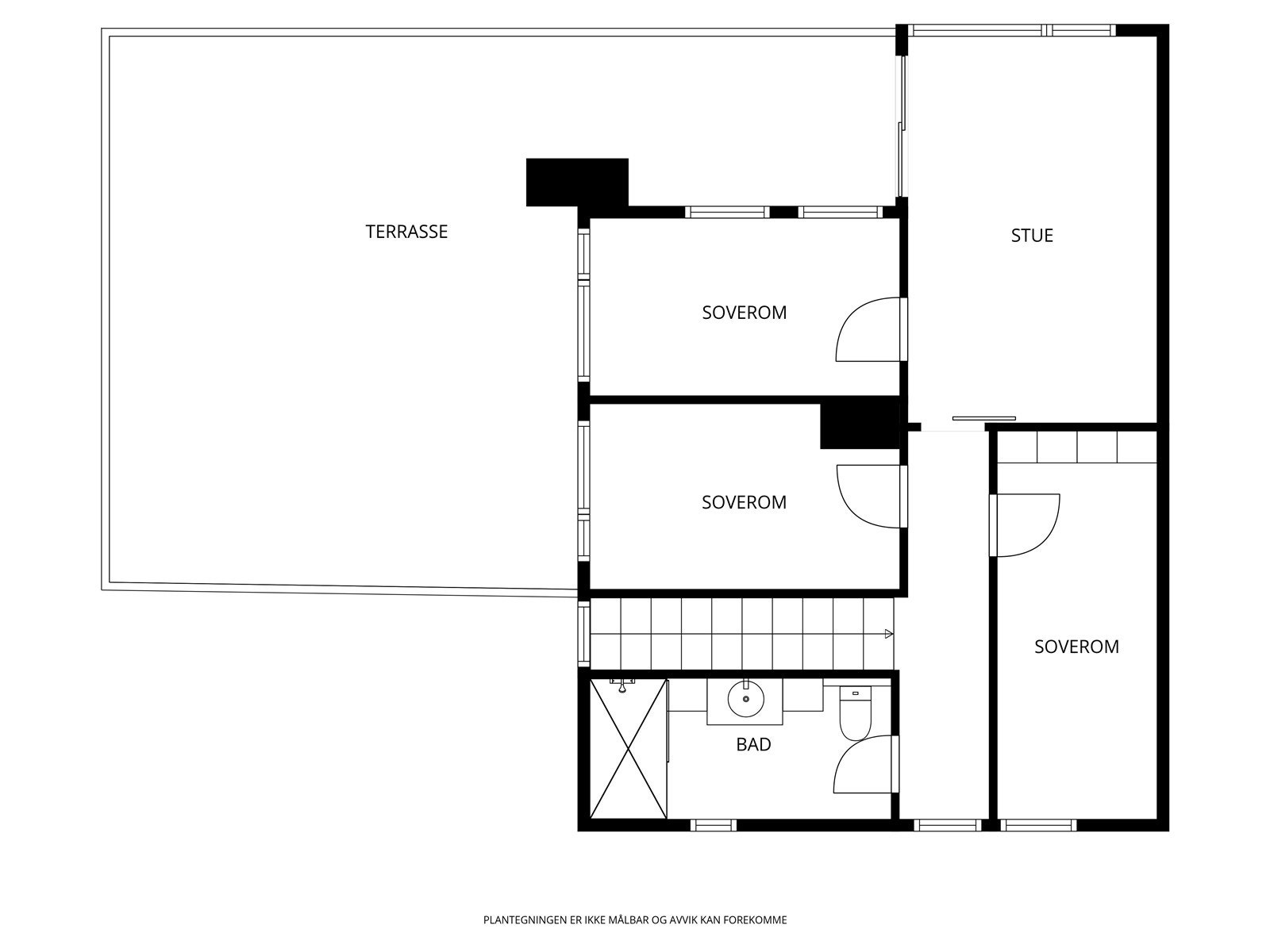 Plantegning 2. etg. Galleribilde