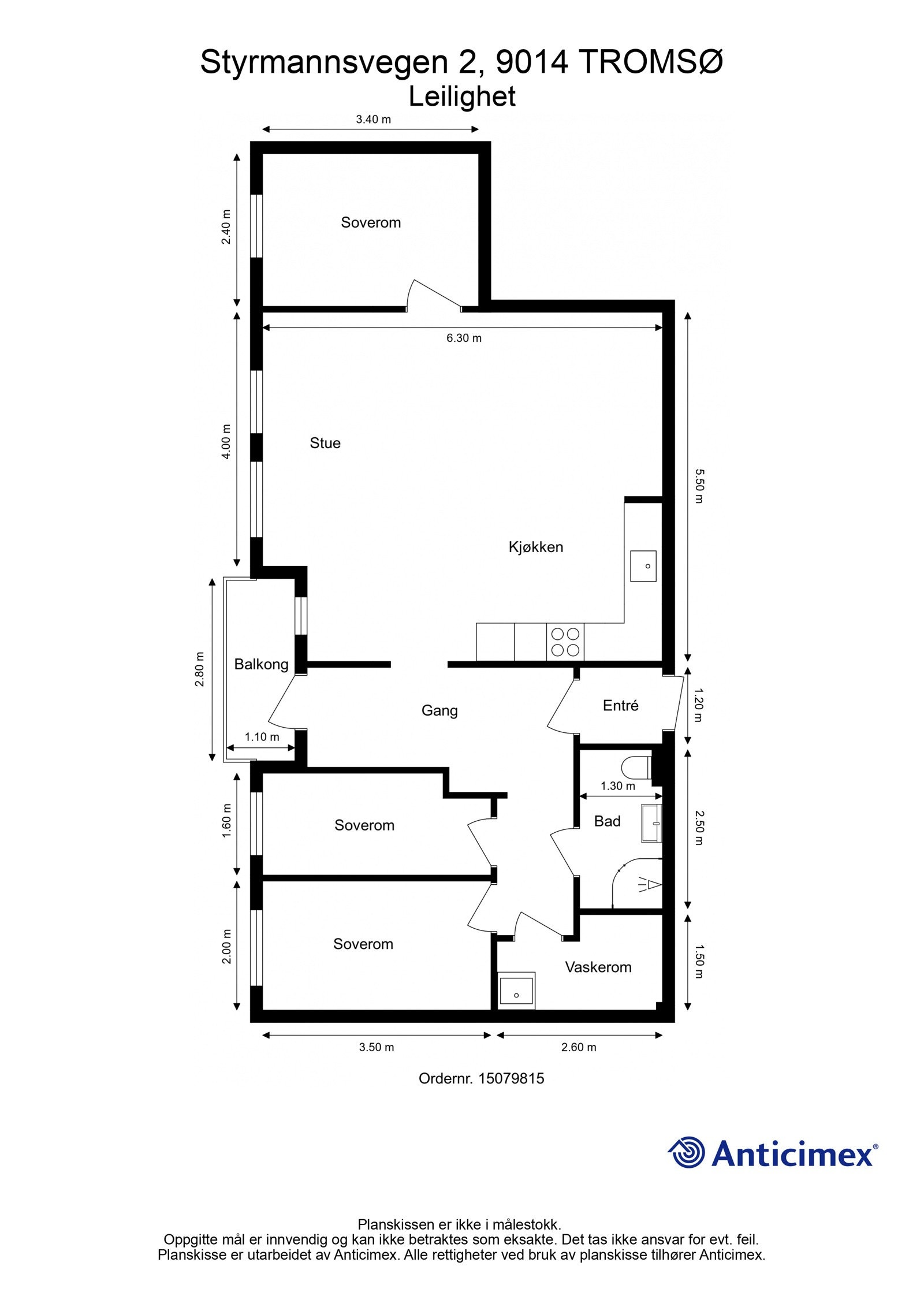 Plantegning Galleribilde