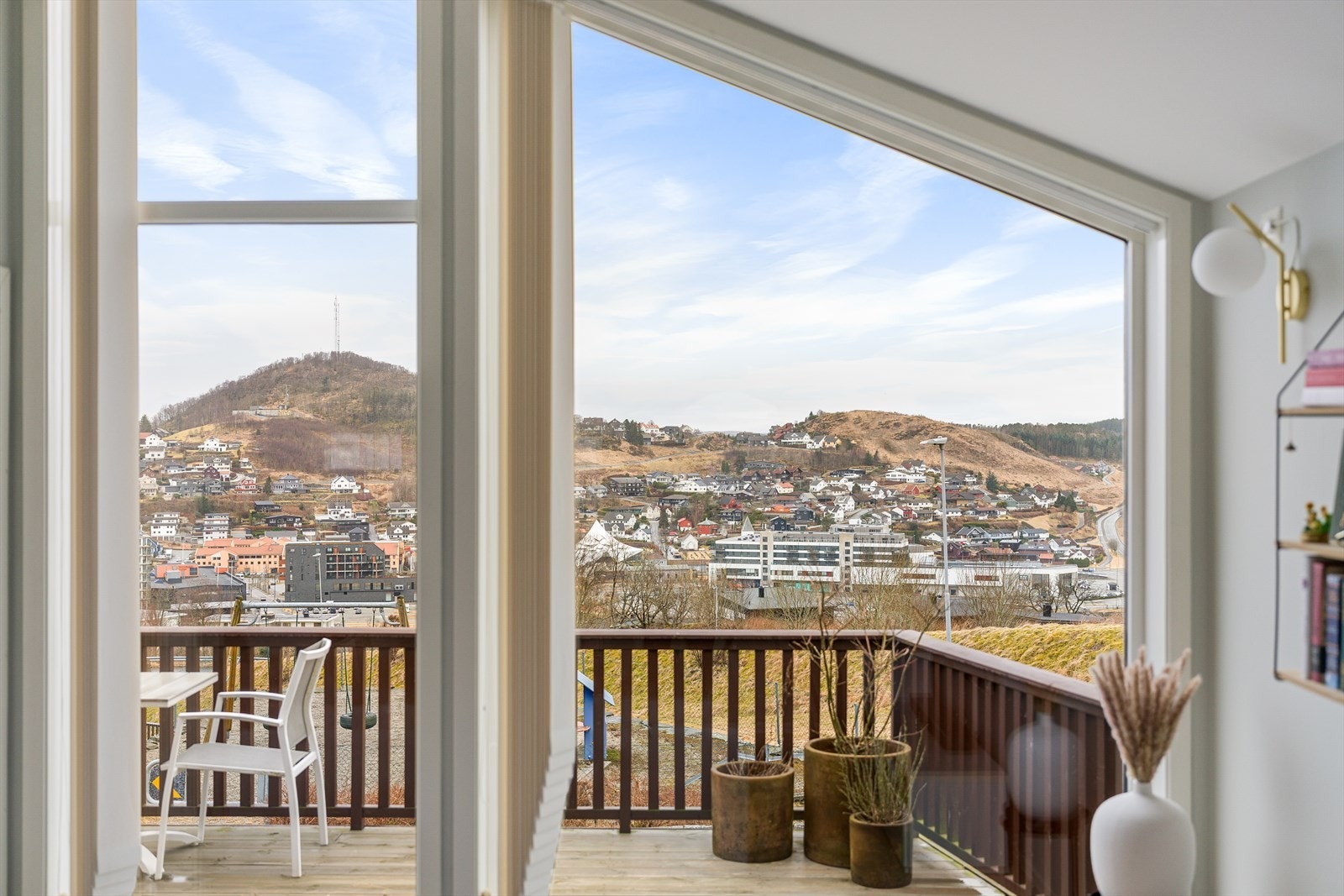 Utsikt mot Ålgård sentrum Galleribilde