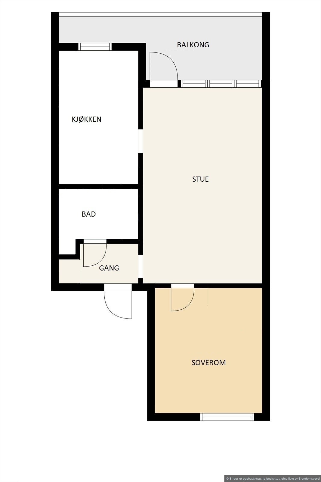 Plantegning Galleribilde