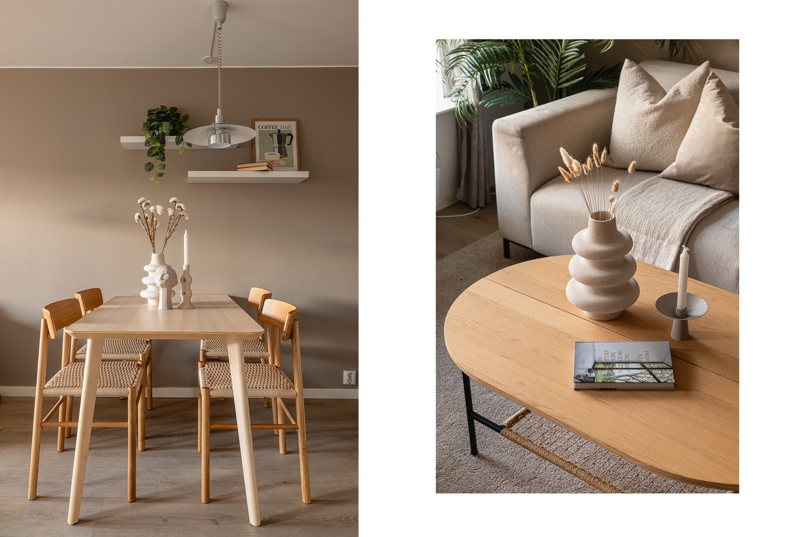 - Stuen er malt i tidsriktige farger i 2022 - Galleribilde