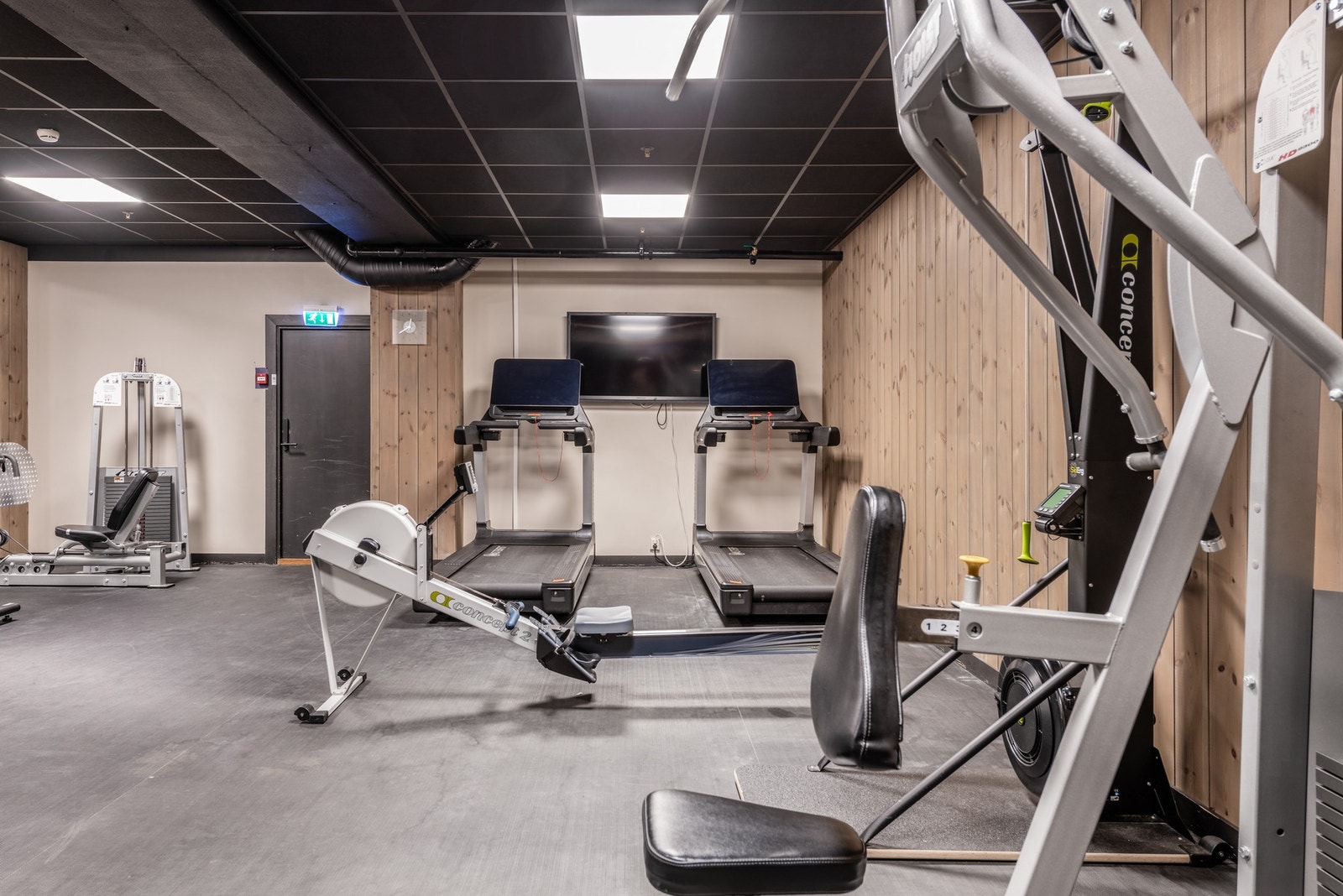 Som eier får du tilgang til felles treningsrom Galleribilde
