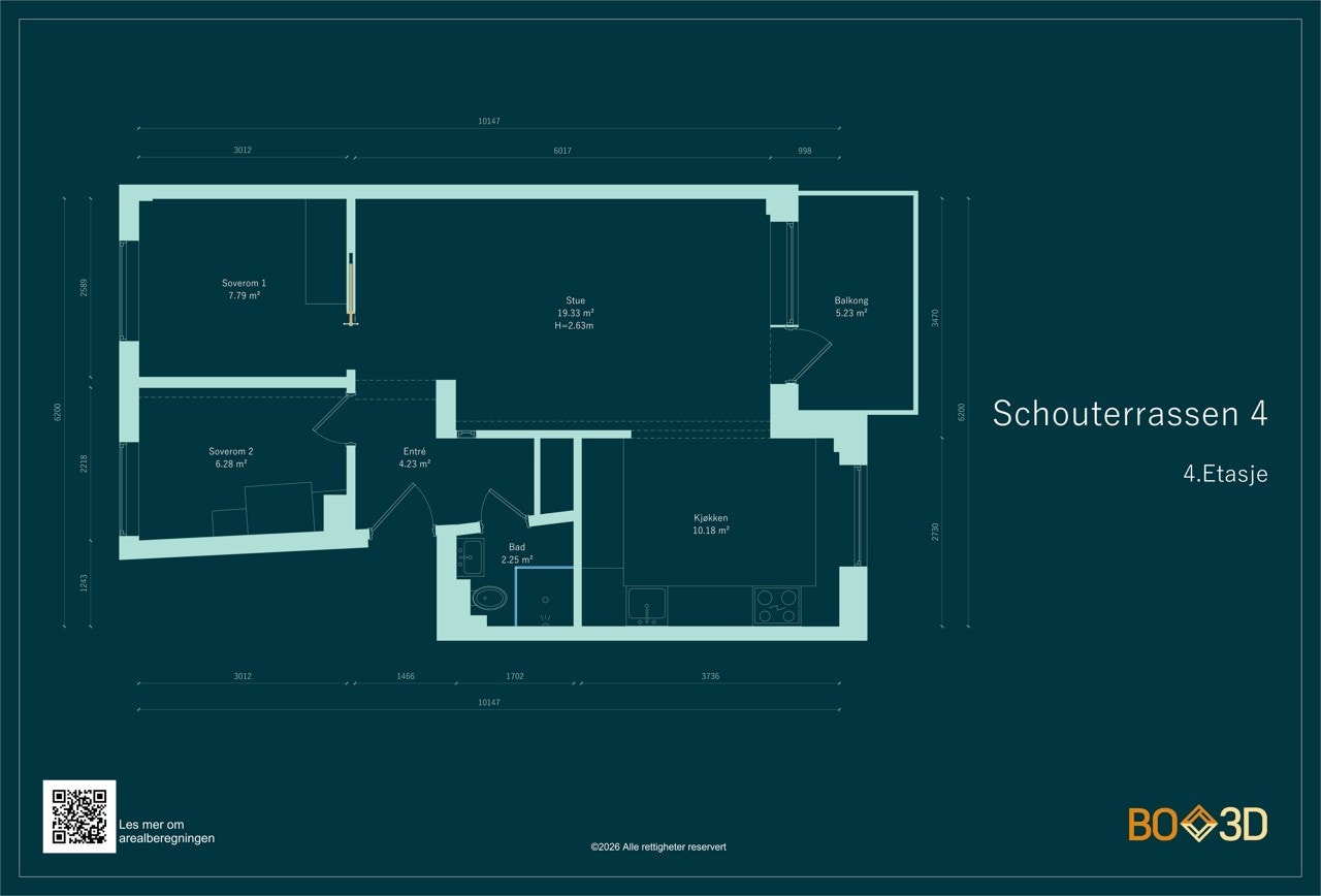Plantegning Galleribilde