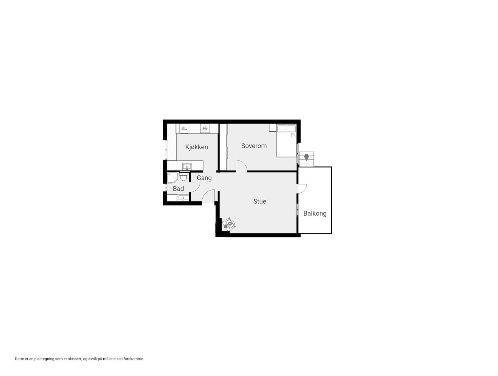 Plantegning Galleribilde