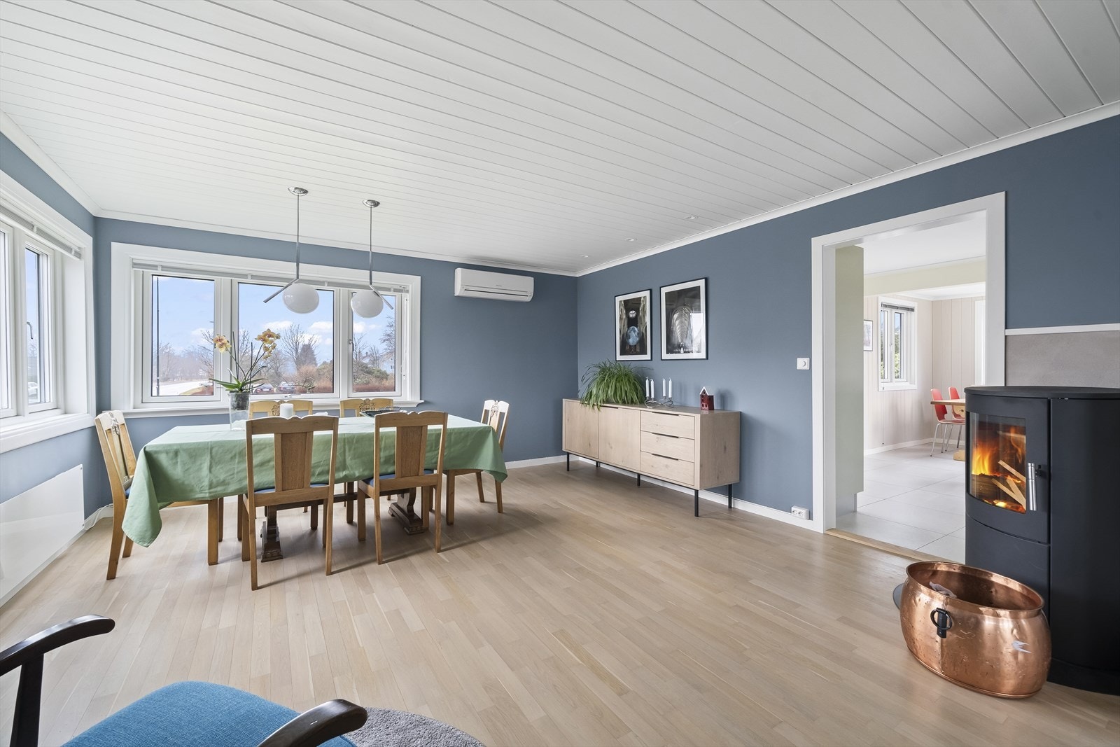 Stuenes utforming gir muligheter for møblering i soner. Galleribilde