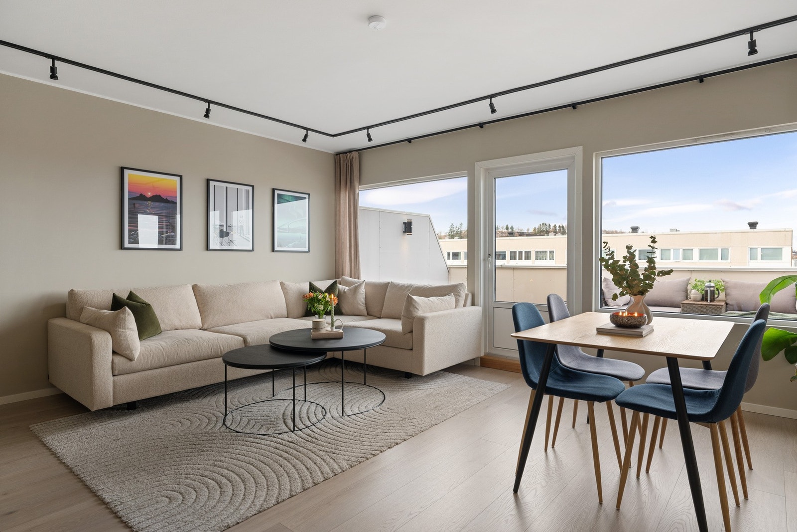 Felleskostnadene inkluderer blant annet tv, internett og kommunale avgifter. Galleribilde