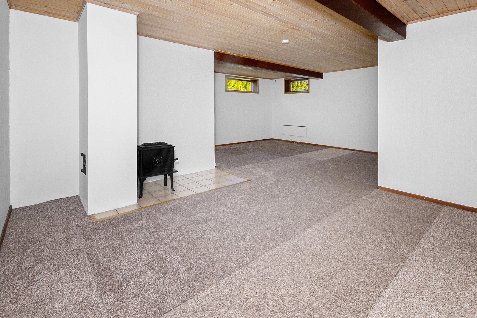 På gulv er det pr nå løse teppematter som er enkle å fjerne. Galleribilde