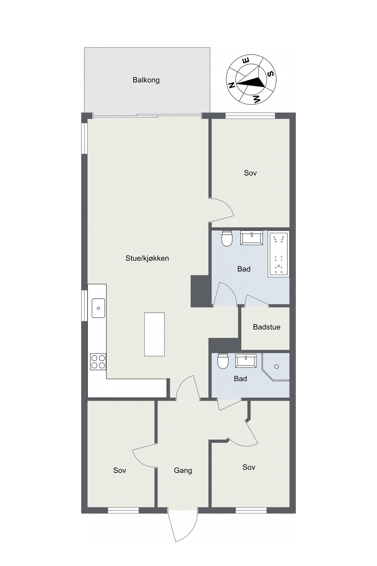 Planskisse. Galleribilde