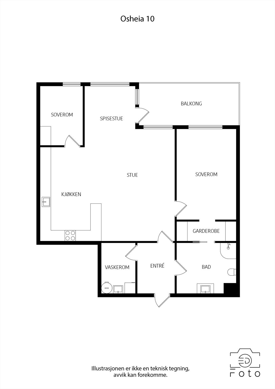 Plantegning Galleribilde