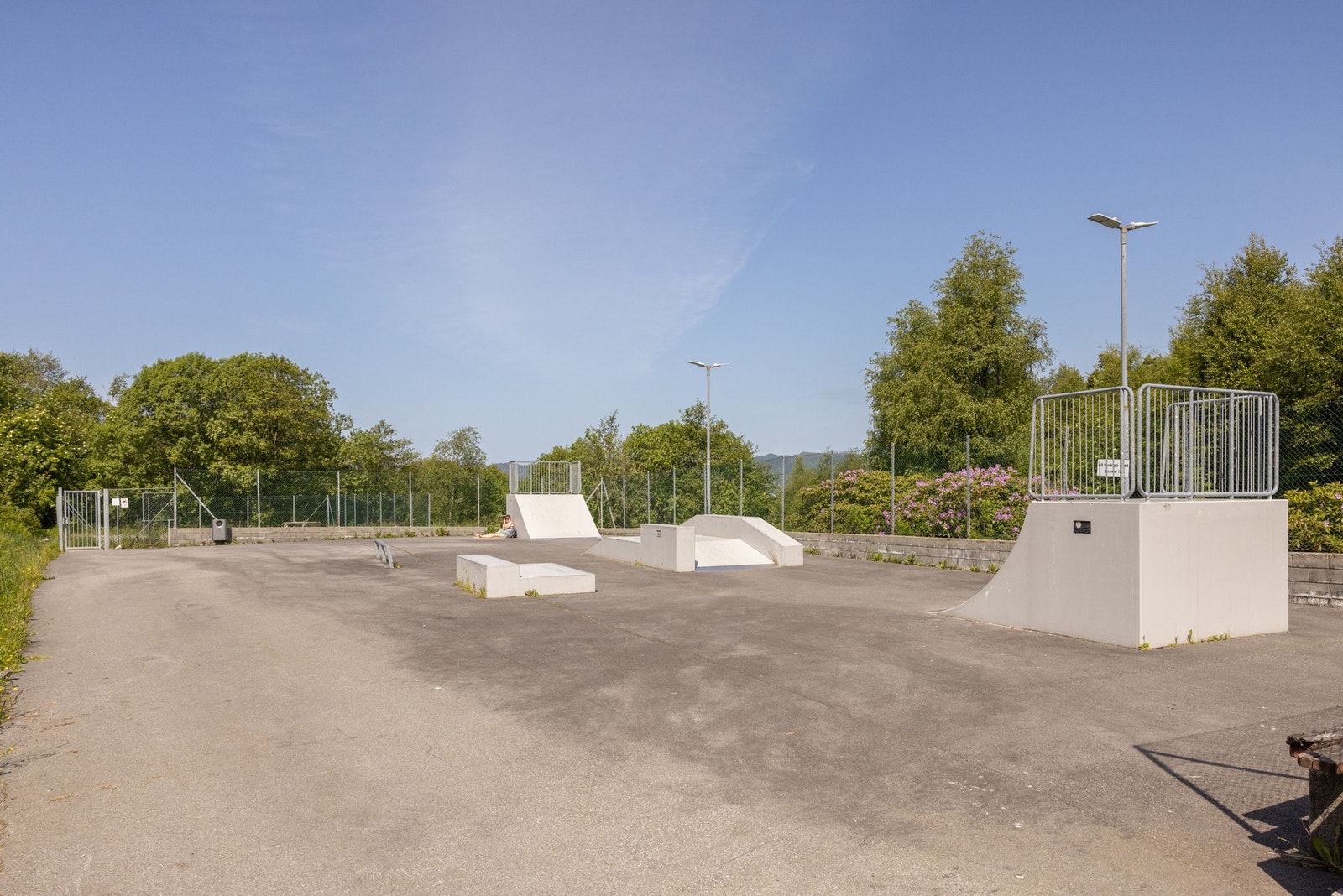 Det er også skatebane på borettslagets eiendom. Galleribilde