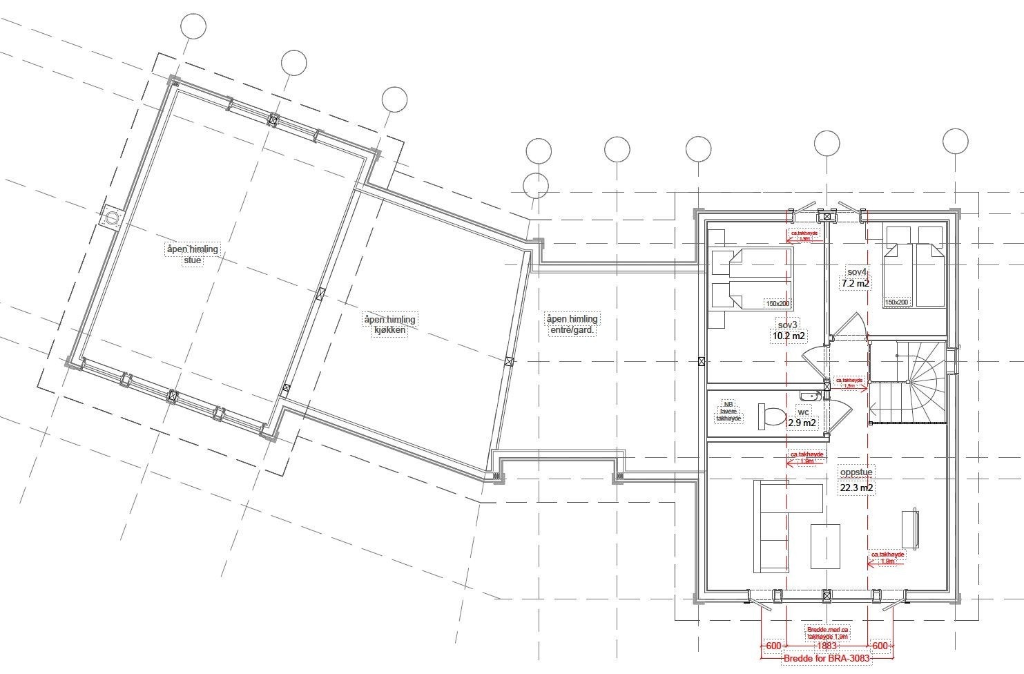 Illustrert plantegning 2 Galleribilde