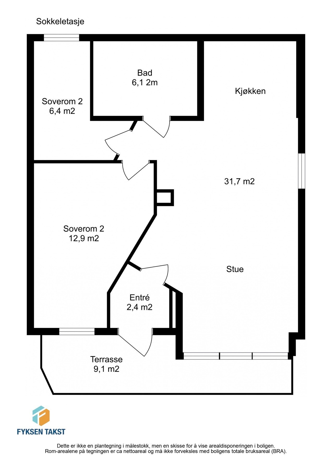 Planskisse Galleribilde