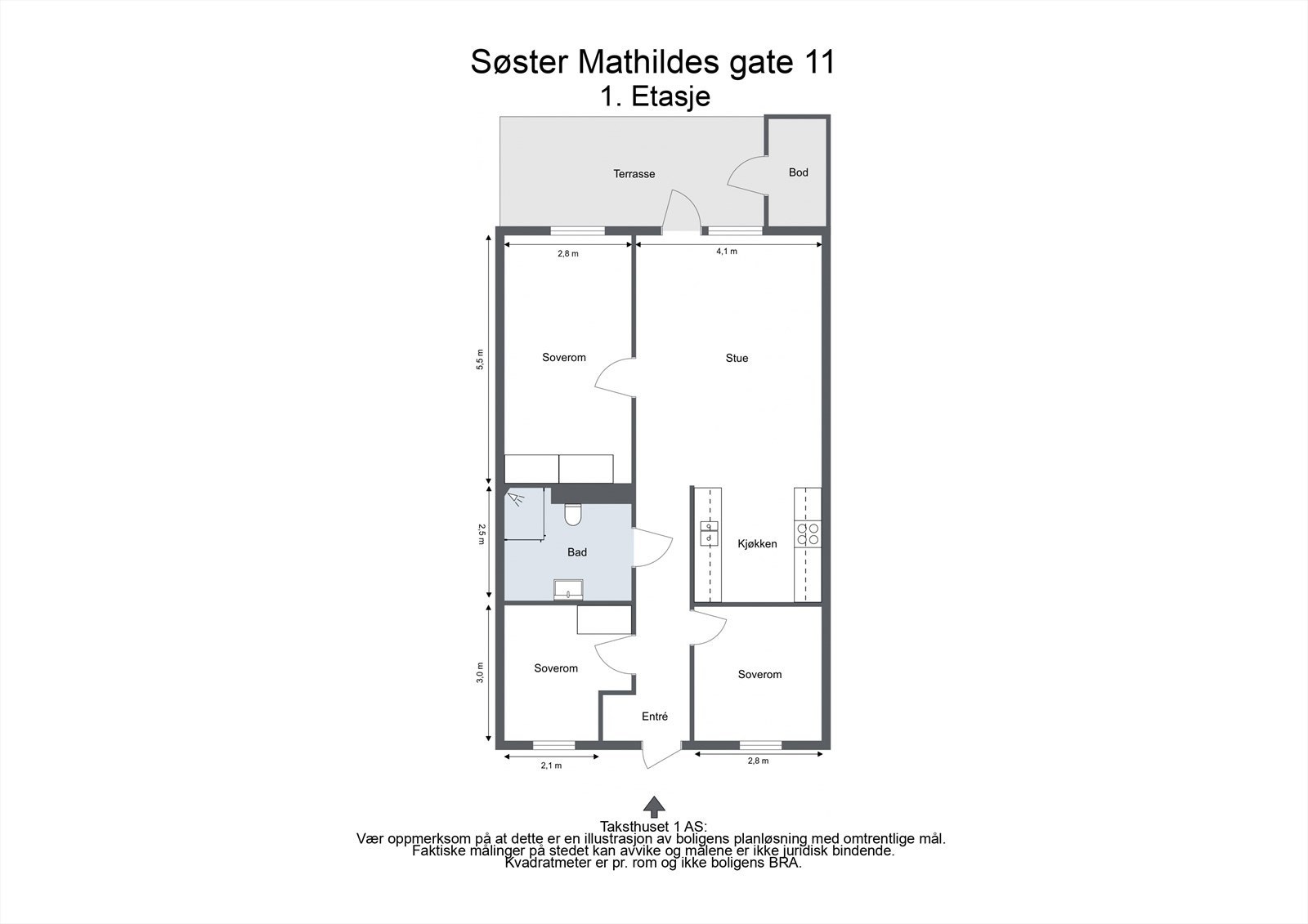 Plantegning Galleribilde