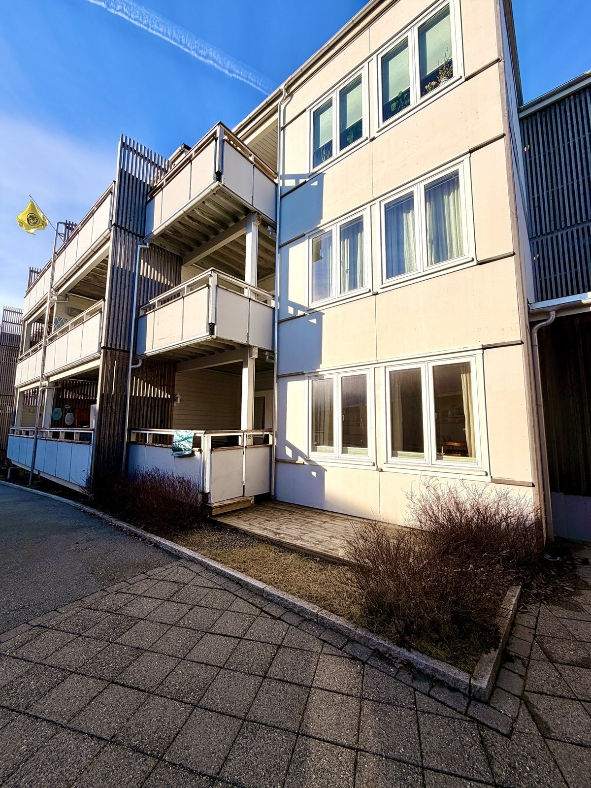 Privat bilde balkong sol. Galleribilde