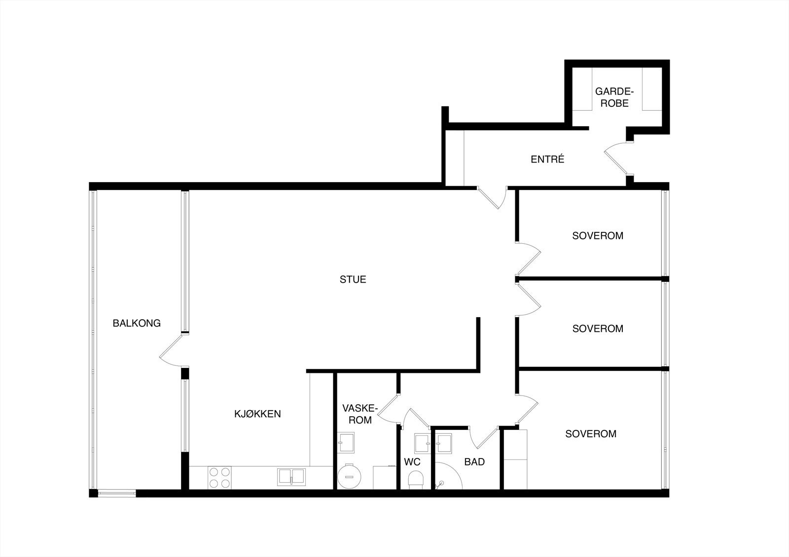 Planskisse Galleribilde