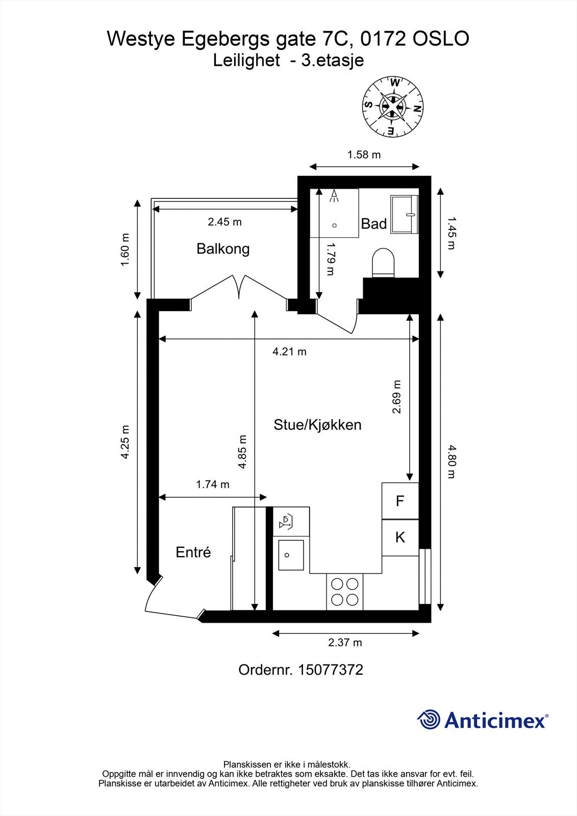 Plantegning Galleribilde