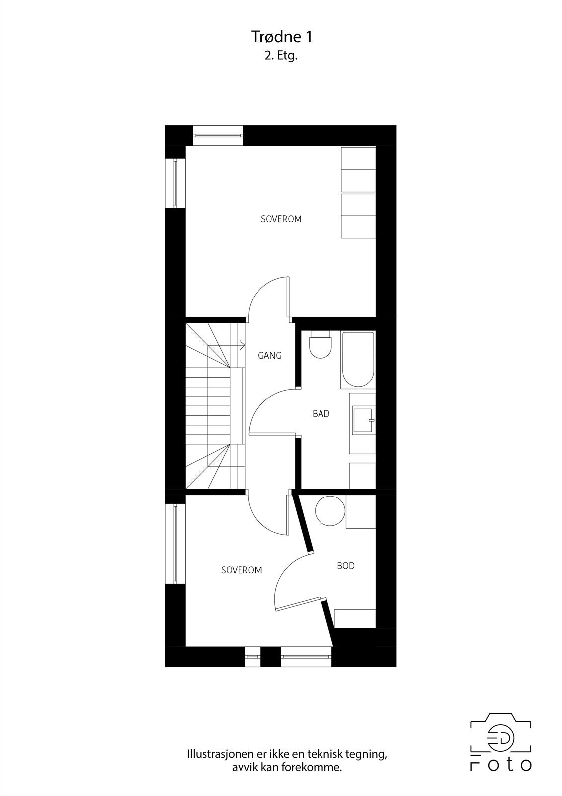 Plantegning 2. etasje. Galleribilde