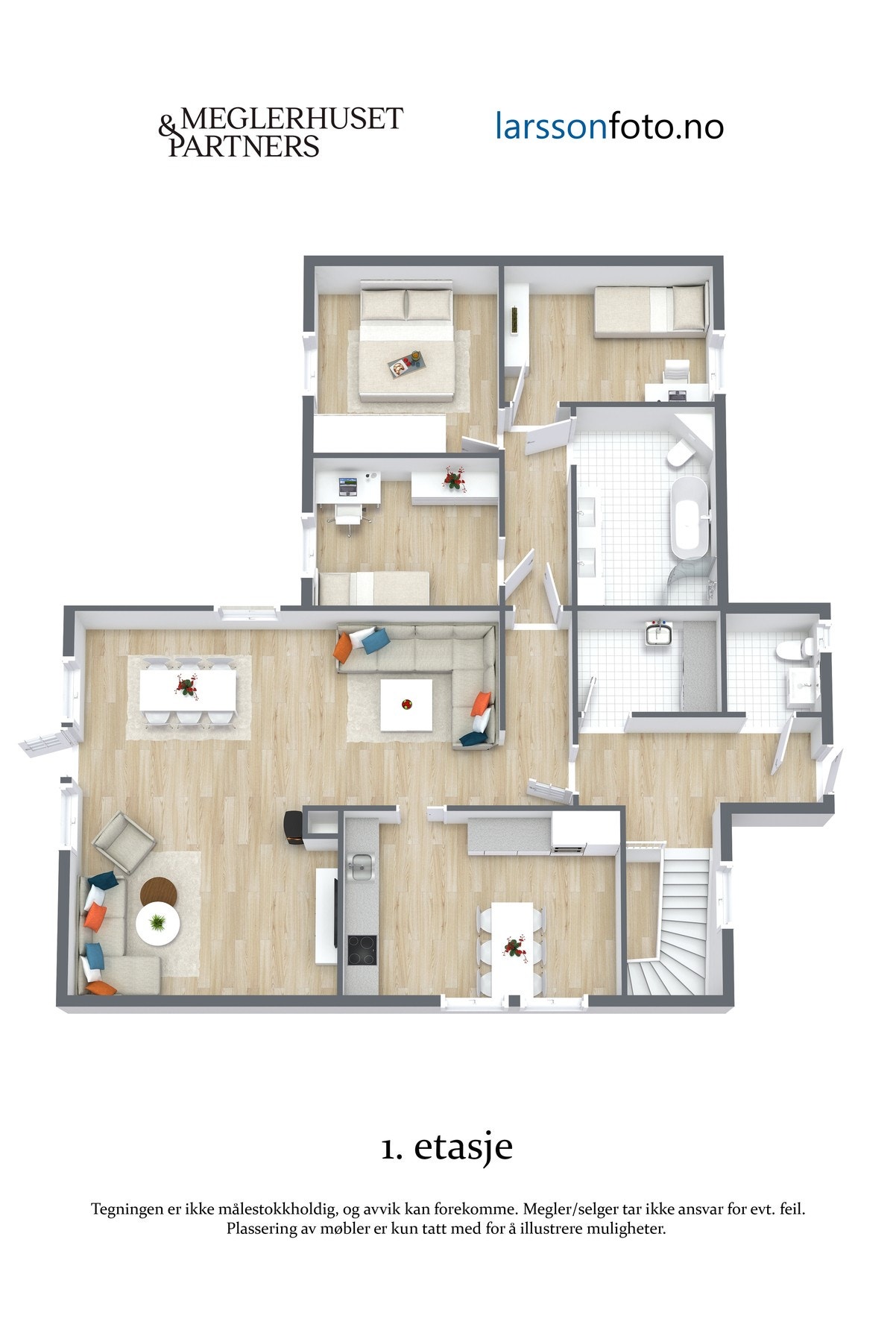 Plantegning hovedetasje Galleribilde