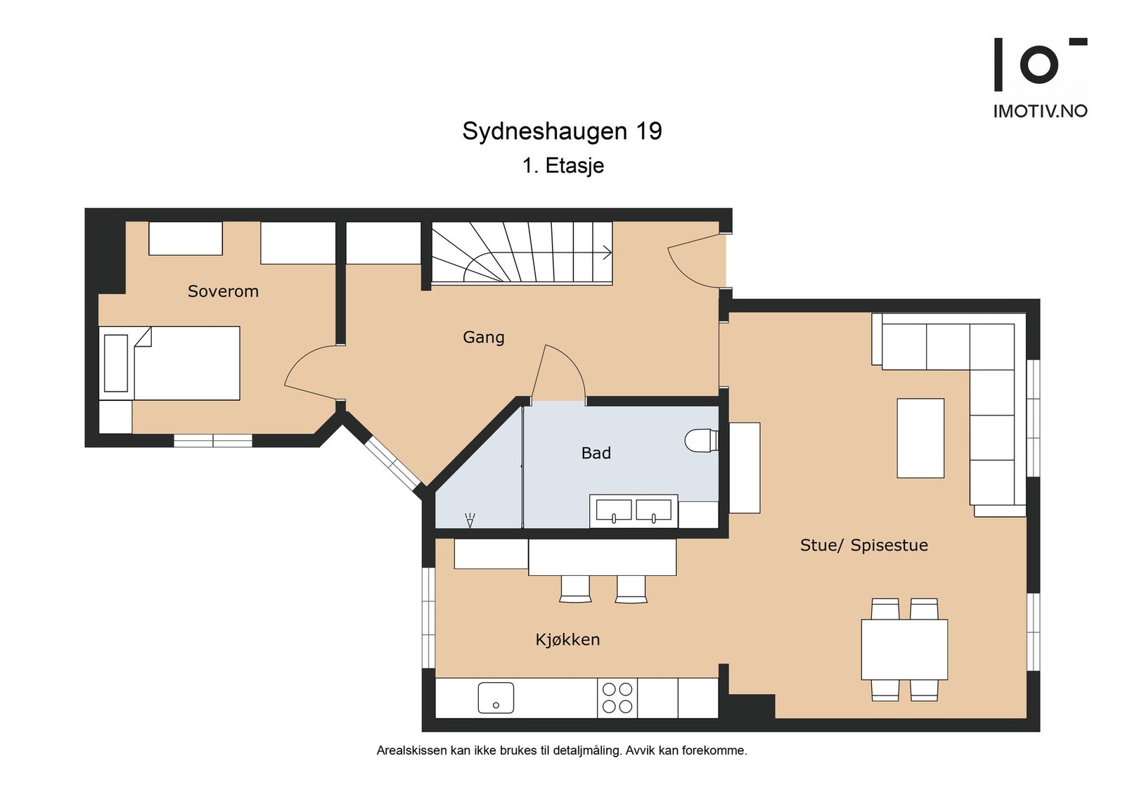Plantegning 1. etasje. Galleribilde