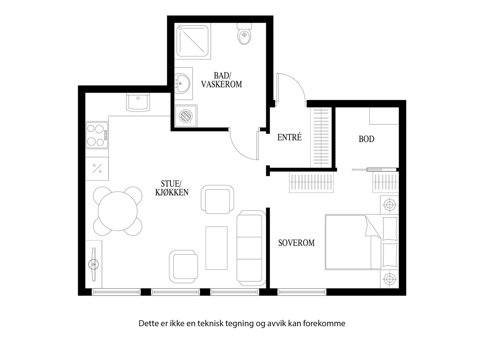 Plantegning Galleribilde
