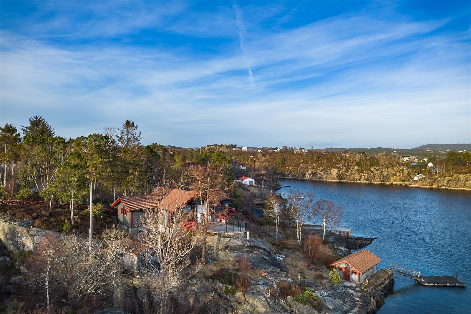 Utsikt over innseilingen og den levende skjærgården. Galleribilde