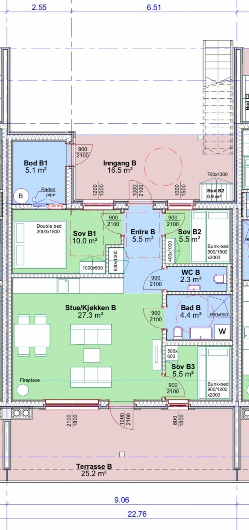 Plantegning Galleribilde