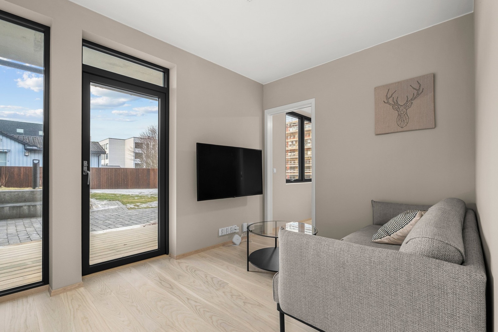 Leiligheten har oppvarming ved vannbåren gulvvarme. Galleribilde