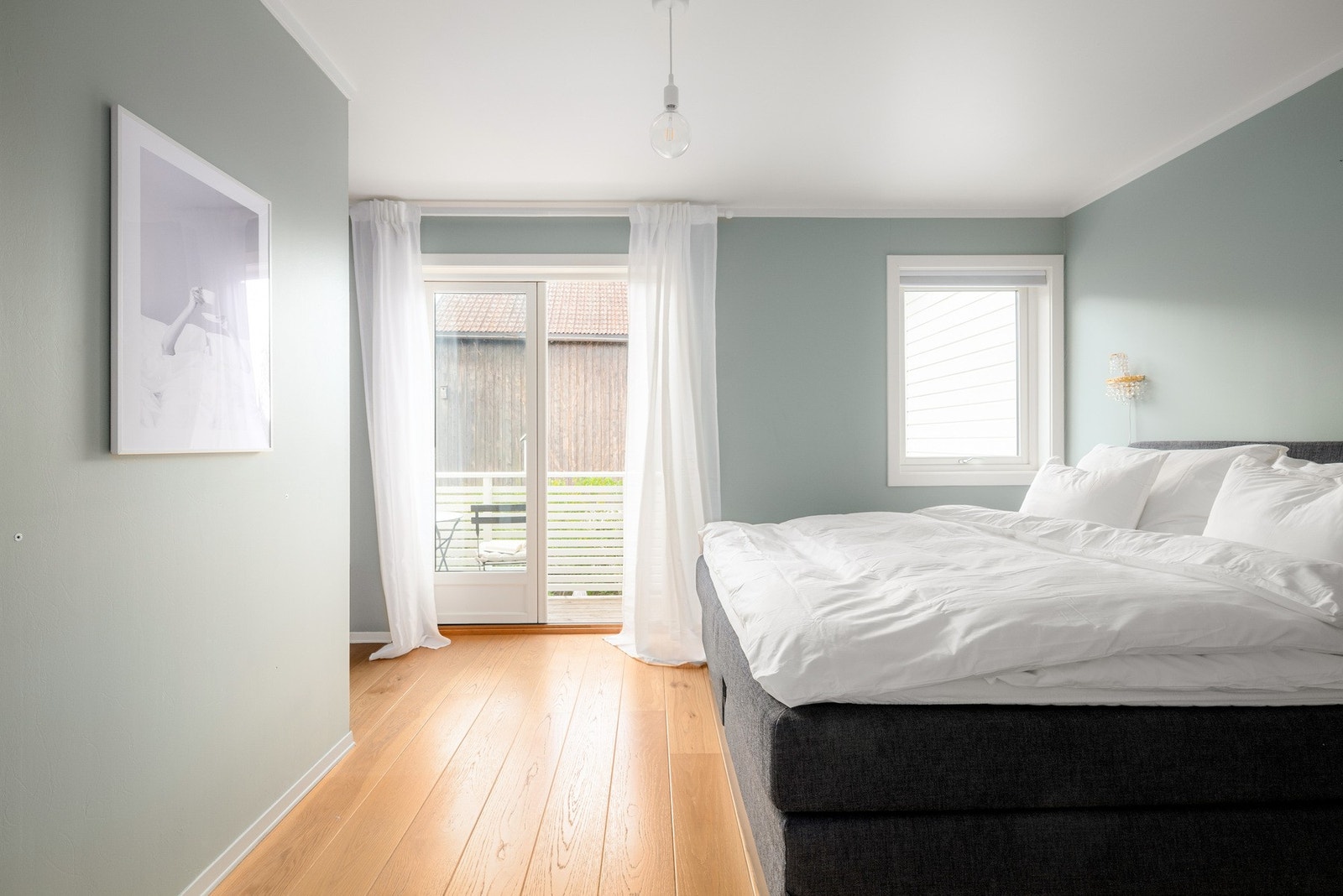 God plass til en dobbeltseng. Galleribilde