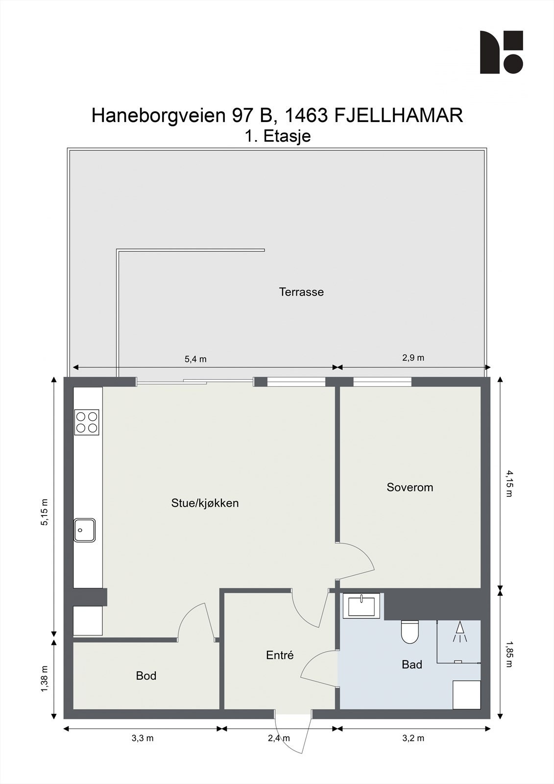 Plantegning. Galleribilde