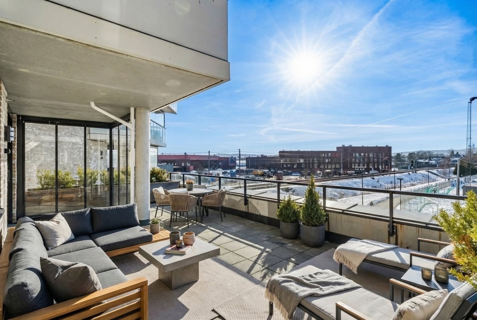 Velkommen til Haneborgveien 97 B! Foto: Stefan Borup. Bildet er digitalt møblert. Avvik kan forekomme. Galleribilde