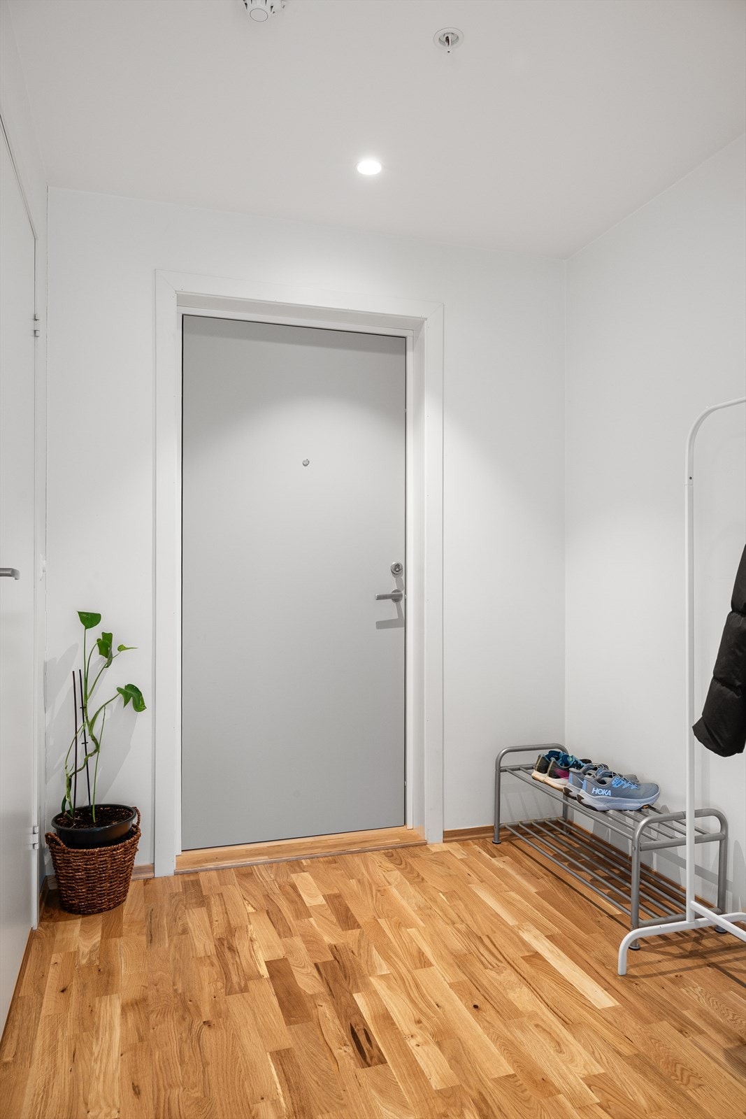 Entreen fremstår som lys og trivelig. Galleribilde