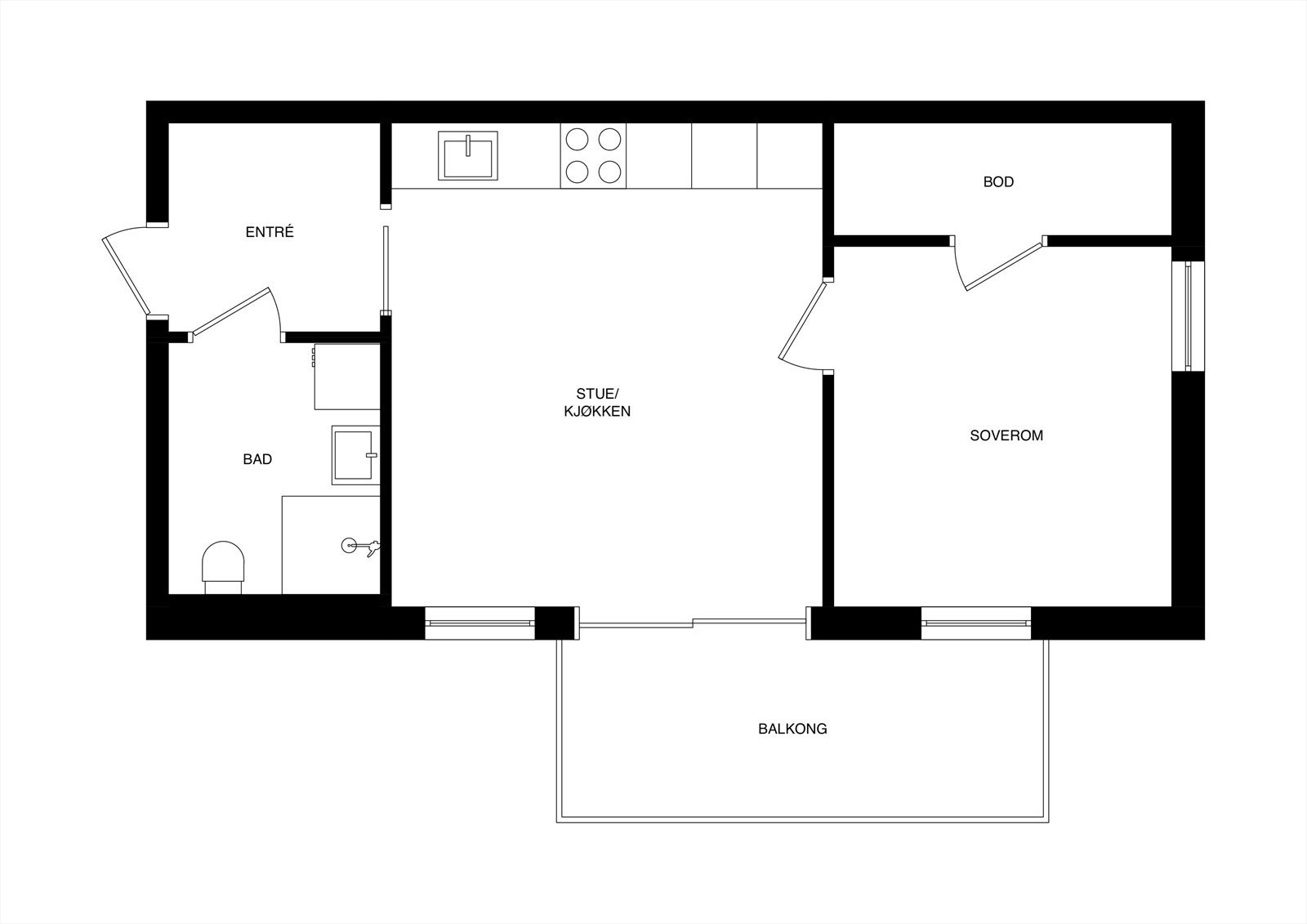 Plantegning Galleribilde