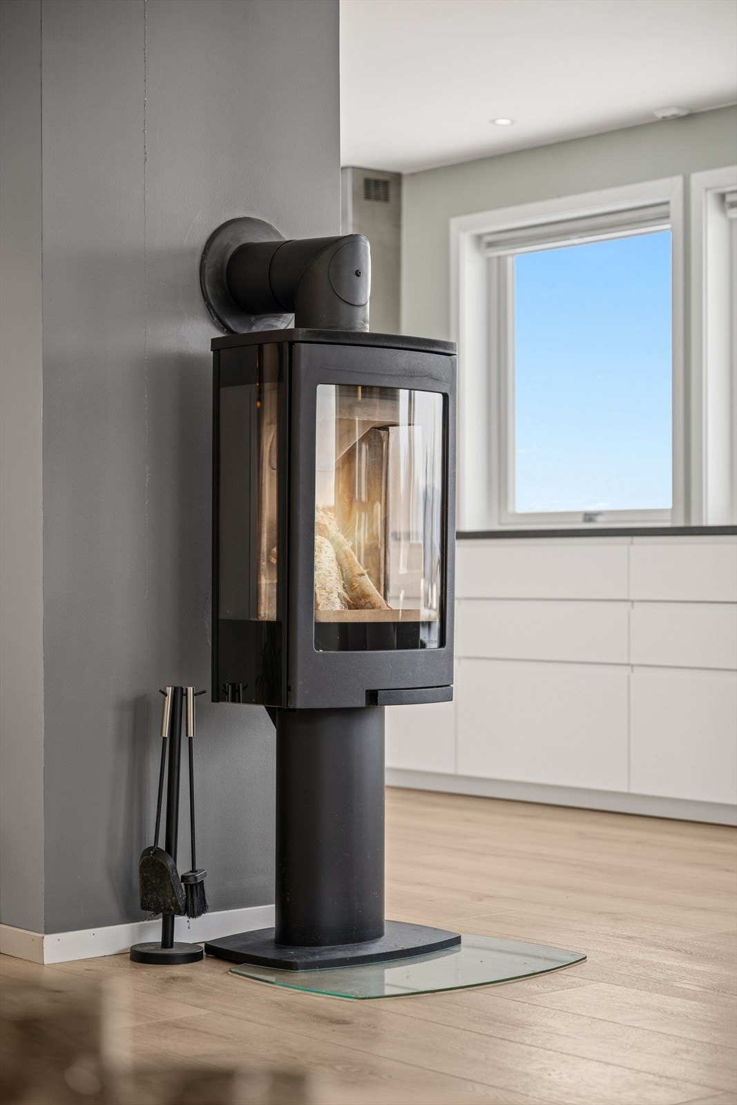 Ingenting er som varmen fra en effektiv peisovn. Galleribilde