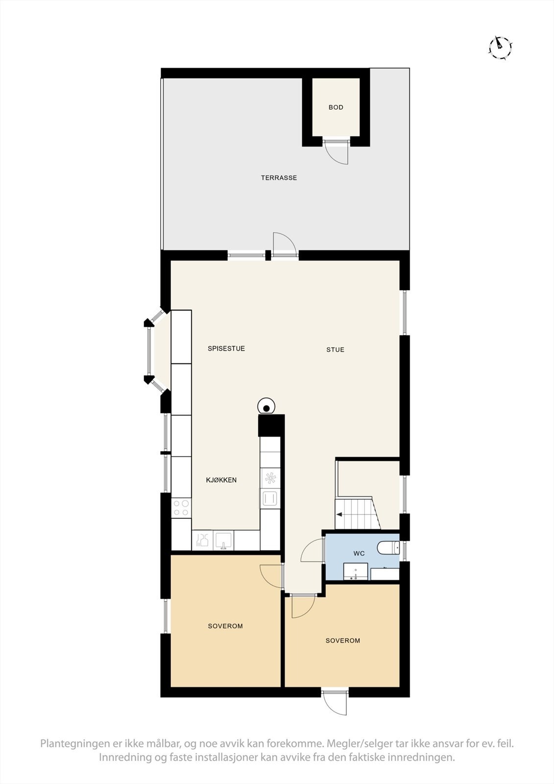 Plantegning 1.etasje. Galleribilde