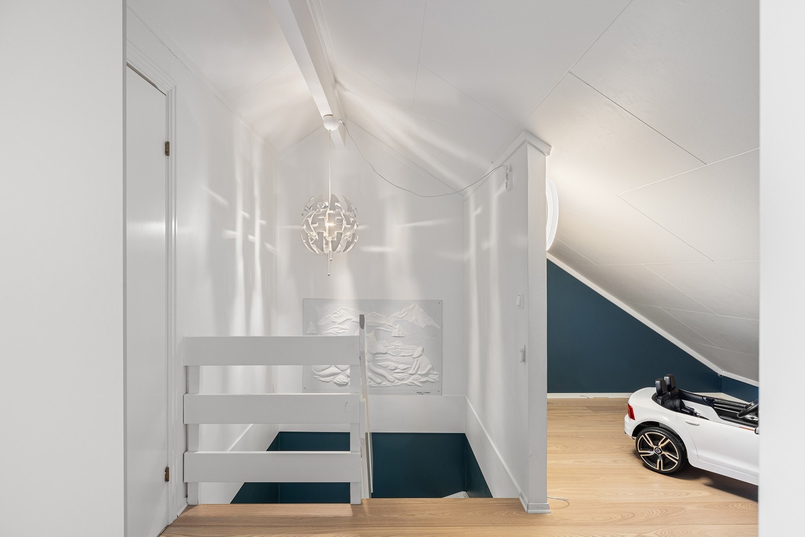 Velkommen opp til loftsetasjen. Galleribilde