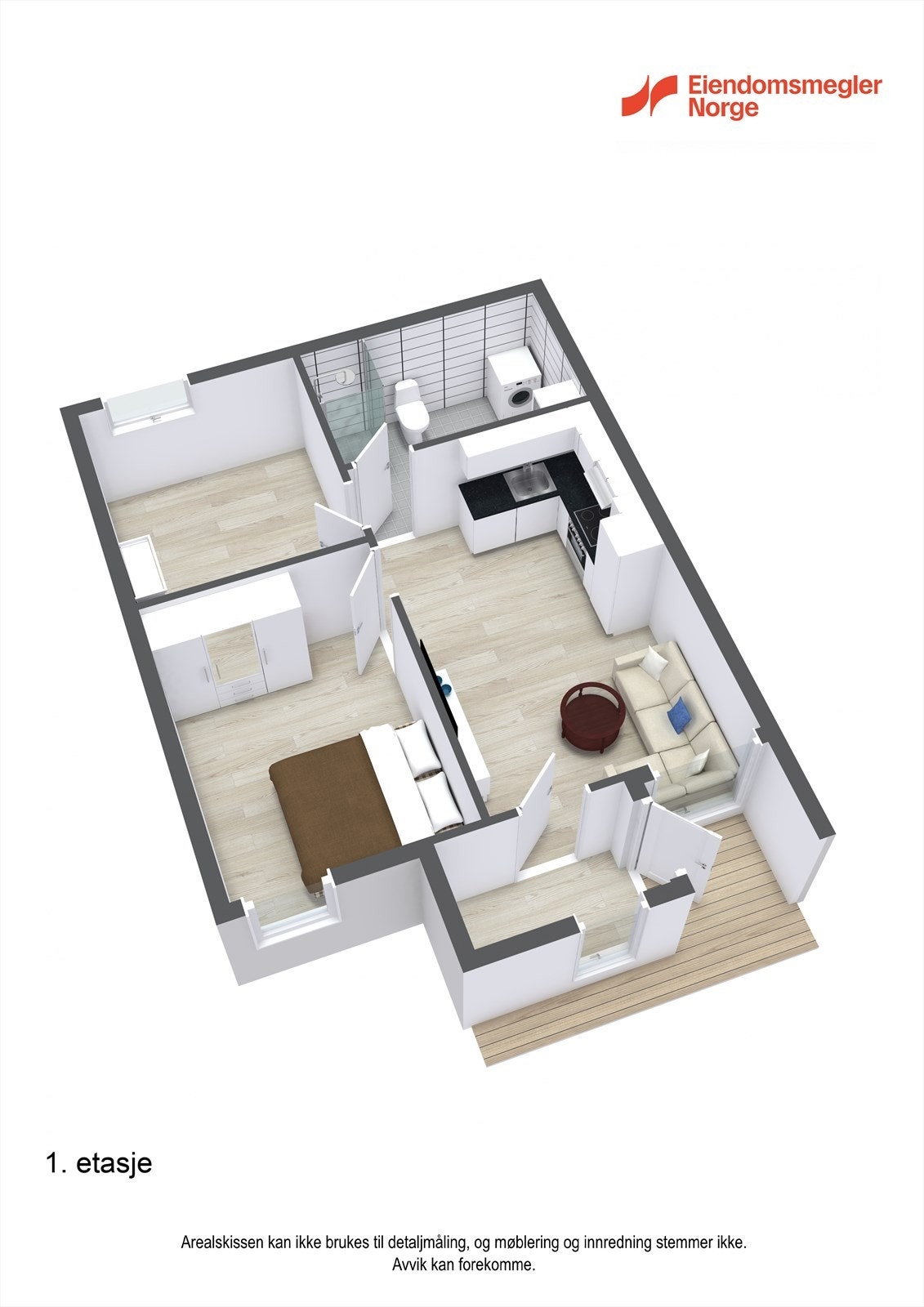 3D-planteikning. Galleribilde