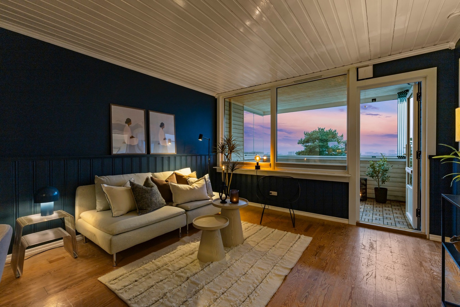 Lun kveldsstemning Galleribilde