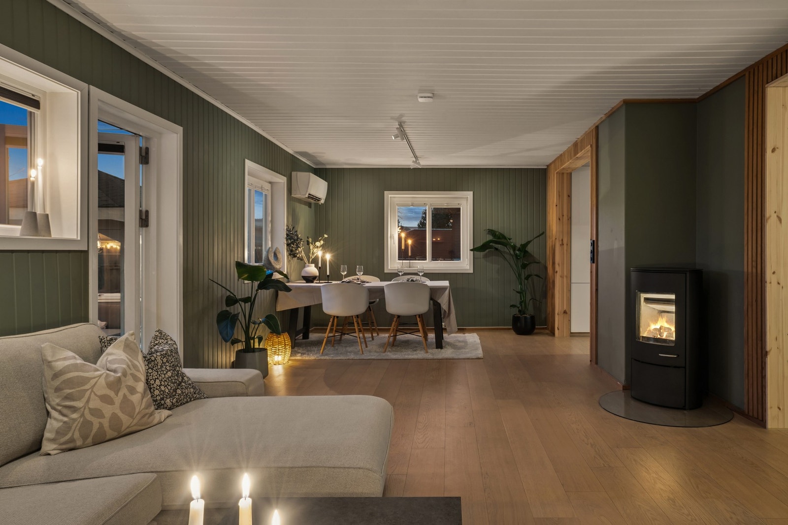 Her kan man nyte lange kvelder - sommer som vinter. Galleribilde