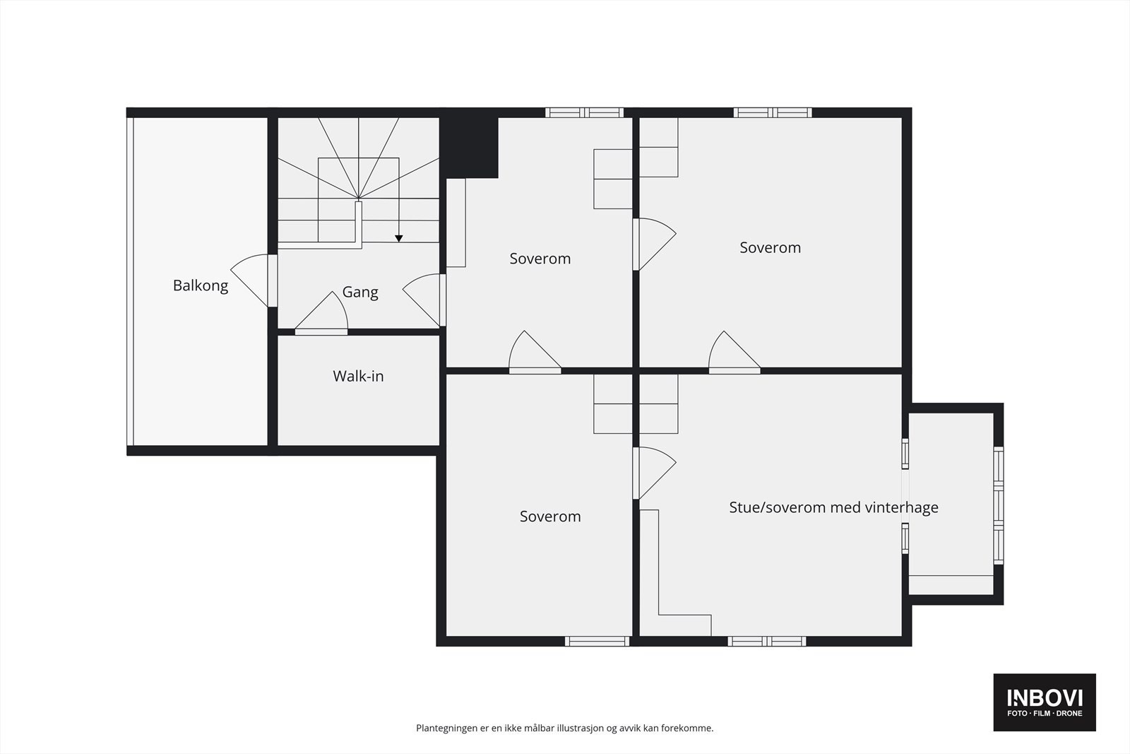 Plantegning 2. etasje Galleribilde