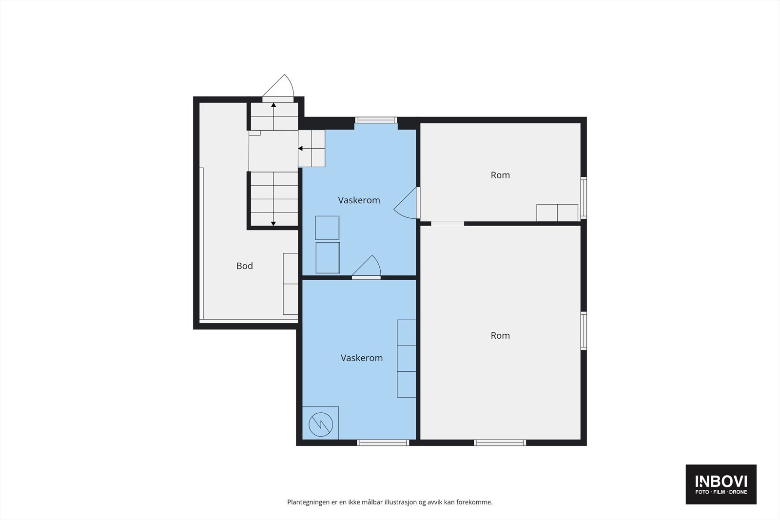 Plantegning kjeller Galleribilde