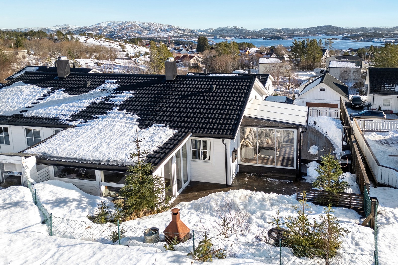 Pent opparbeidet uteområde. Galleribilde